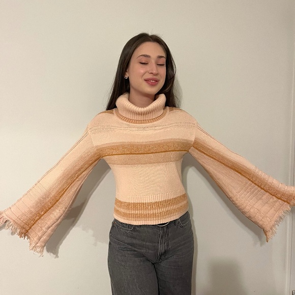 FREE PEOPLE CloseToMe Pullover In Pink - Picture 3 of 9